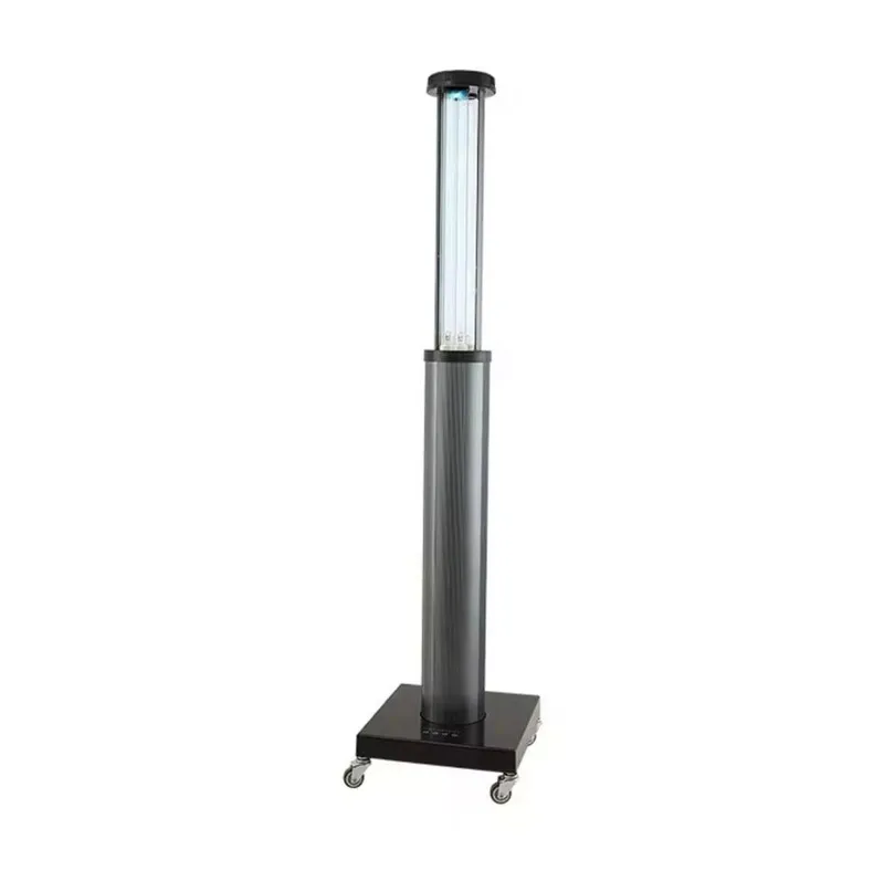 360 degree UV-C room sterilizer for air surface and floor disinfection